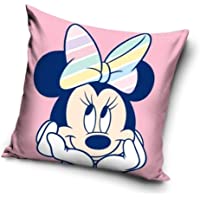 Los mejores  - Theonoi Funda de cojín infantil para bebé con estampado por ambos lados- sin relleno- 40 x 40 cm- con cremallera (Minnie…